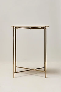 MARBLE SIDE TABLE