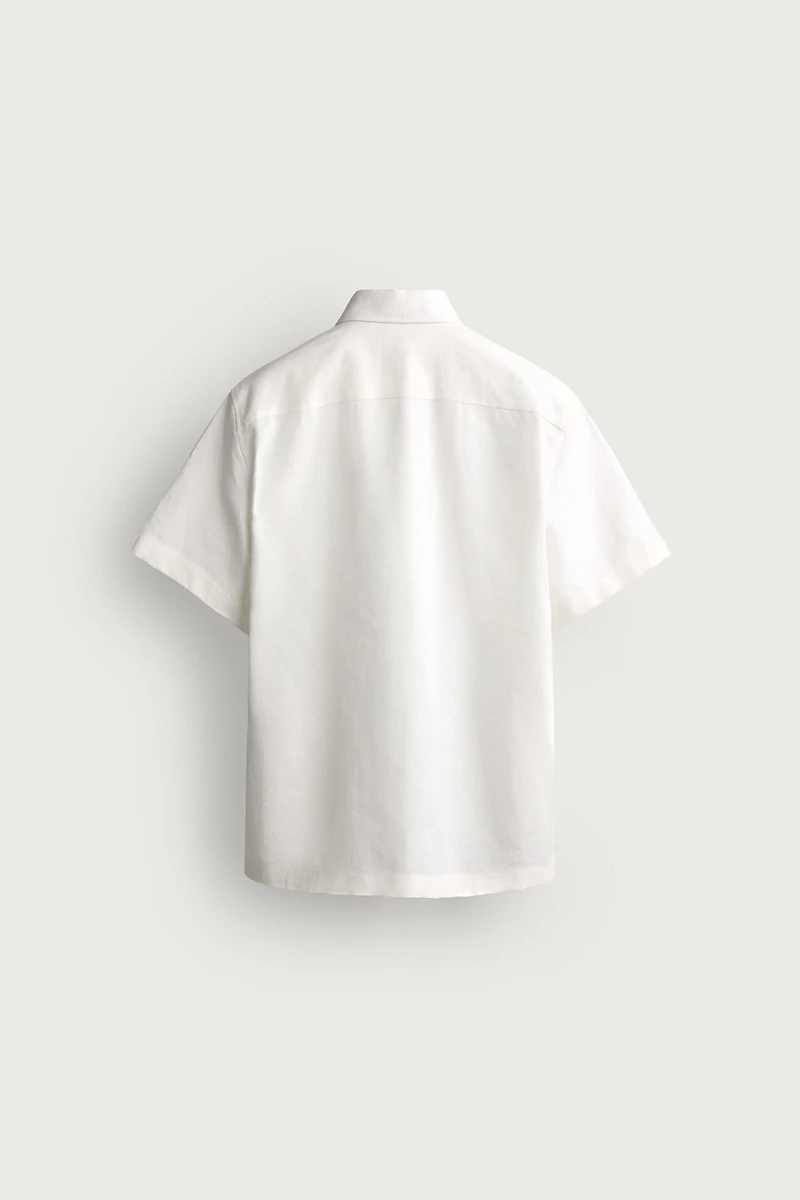 CHEMISE REGULAR FIT LIN - COTON