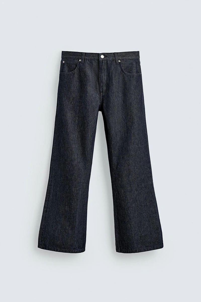 FLARE FIT JEANS WITH PATCHES HARRY LAMBERT FOR ZARA X DISNEY