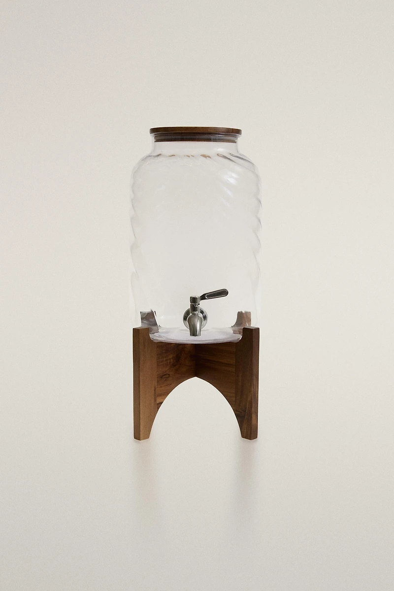 ACRYLIC AND WOOD DISPENSER