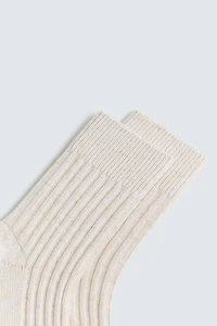 RIBBED SHORT SOCKS