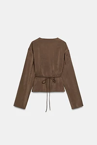 WRAP KIMONO SHIRT