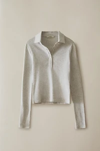 LONG SLEEVE POLO SHIRT