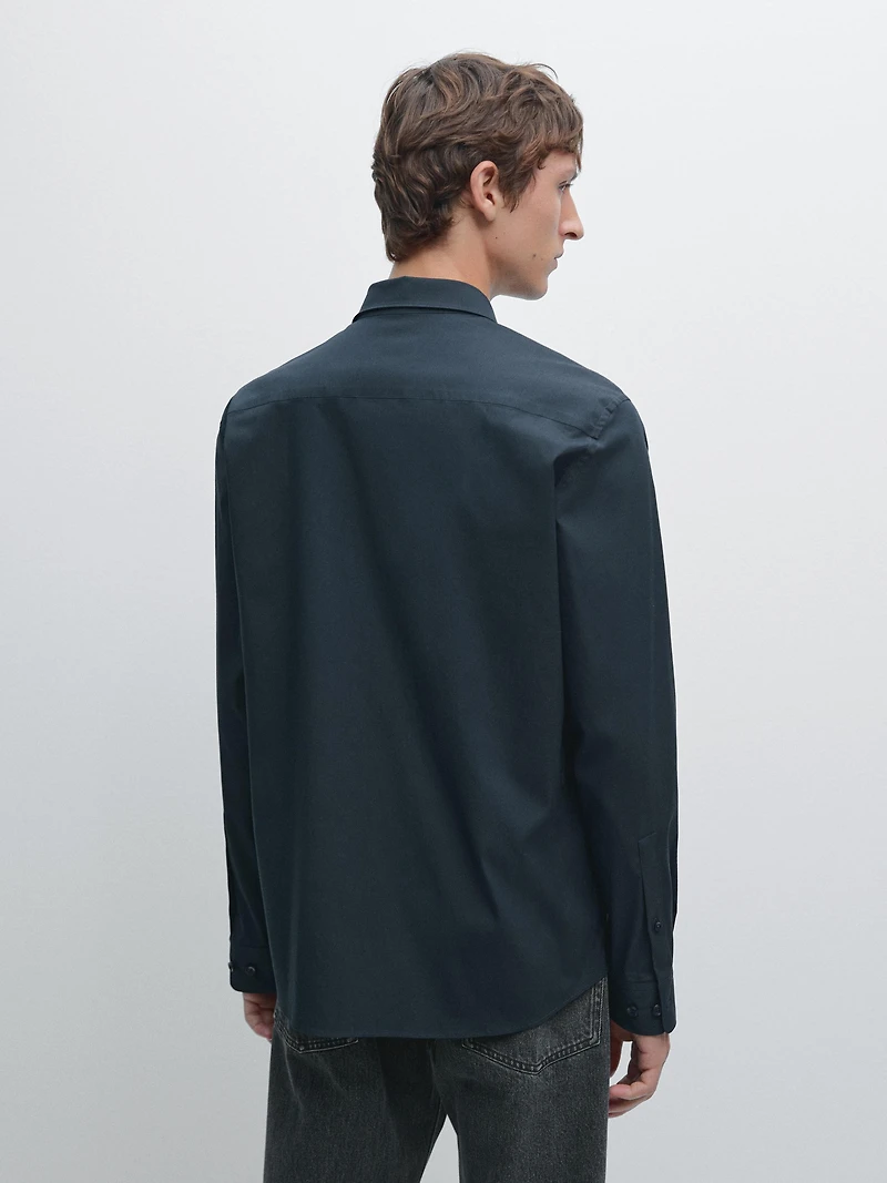 Slim fit stretch shirt