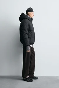 RUBBERIZED COMBINATION PUFFER JACKET