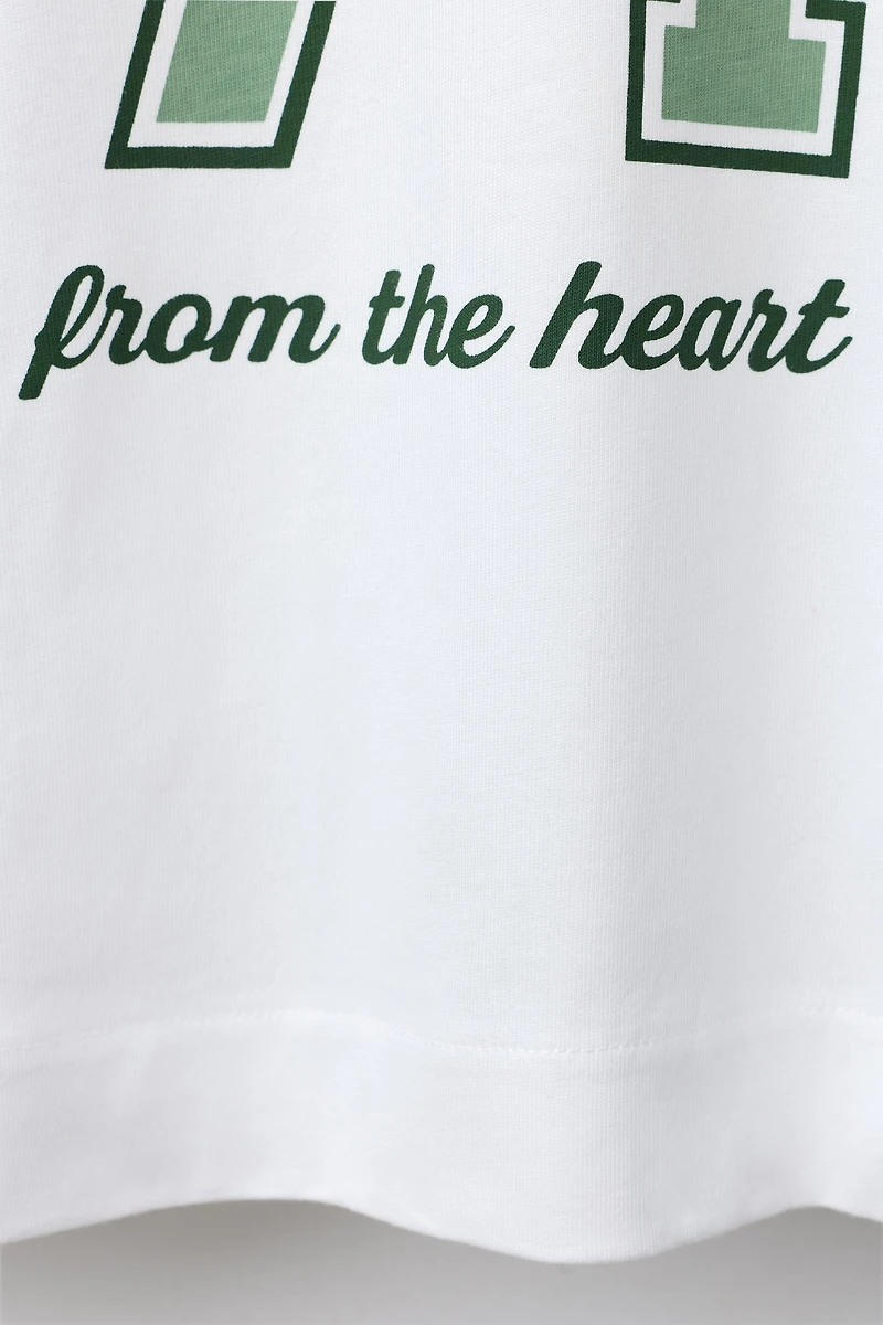 T-SHIRT IMPRIMÉ VARSITY