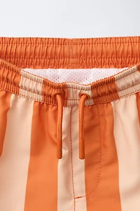 6 ANS / SHORT DE BAIN À RAYURES