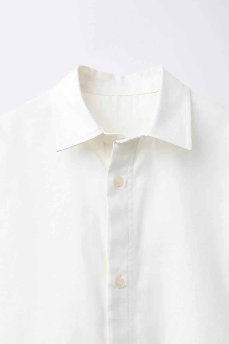 PLAIN COTTON SHIRT