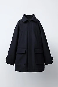 CLOTH HOODIE COAT