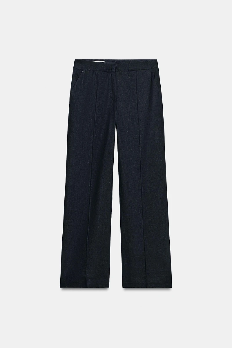 LINEN SAFARI PANTS