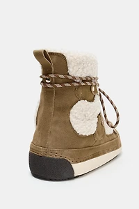 CONTRASTING ANKLE BOOTS SKI COLLECTION