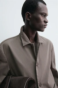 RELAXED FIT COTTON BLAZER