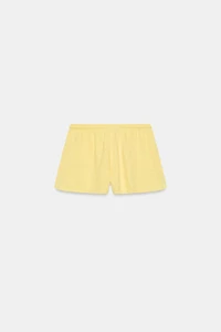 SHORT FLAMMÉ À CORDONS