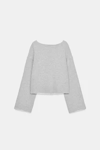 BOAT NECK SWEATSHIRT