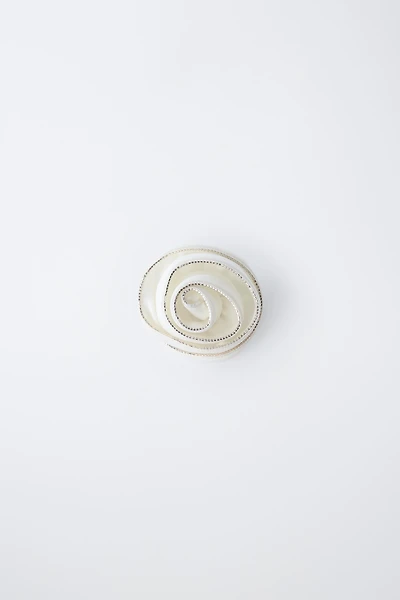 RHINESTONE FLOWER BARRETTE