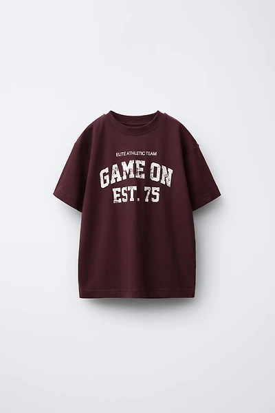 TEXT PRINT T-SHIRT