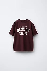 TEXT PRINT T-SHIRT
