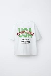 TEXT PRINT T-SHIRT