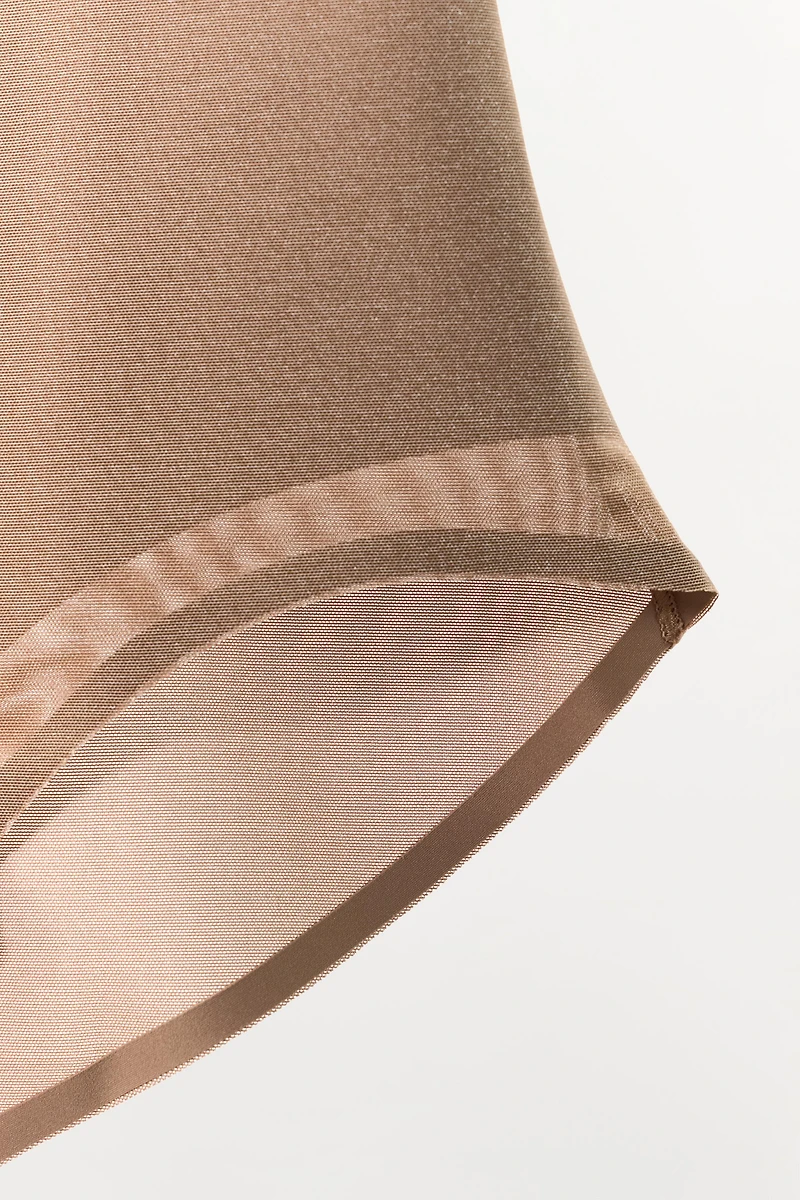 WIDE WAIST PANTIES WITH POLYAMIDE