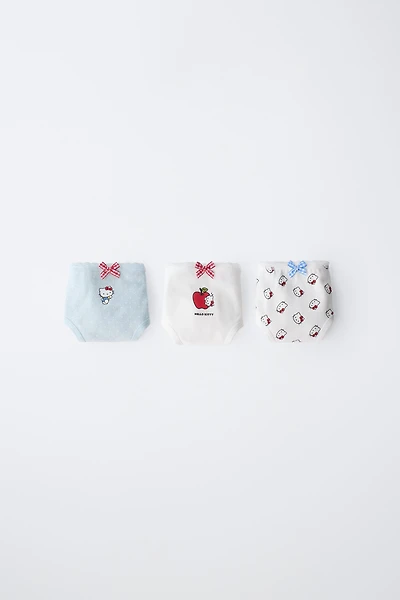 1 1/2-6 YEARS / THREE-PACK HELLO KITTY © SANRIO UNDERWEAR