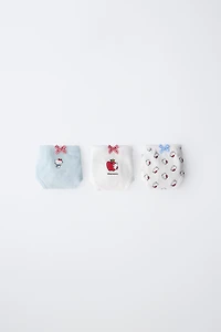 1 1/2-6 YEARS / THREE-PACK HELLO KITTY © SANRIO UNDERWEAR