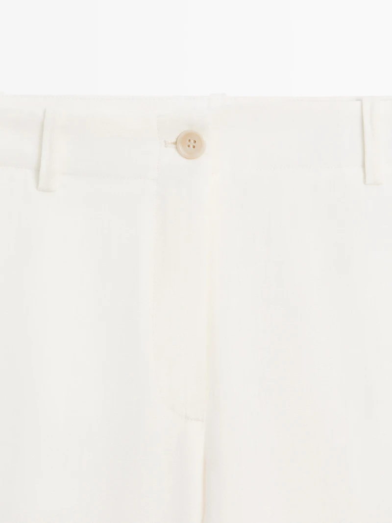 Pantalon de costume en lin