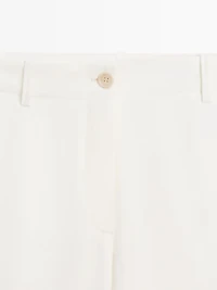 Pantalon de costume en lin