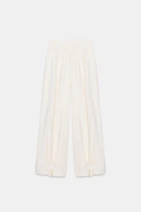 PANTALON FLUIDE À BAS AJUSTABLE