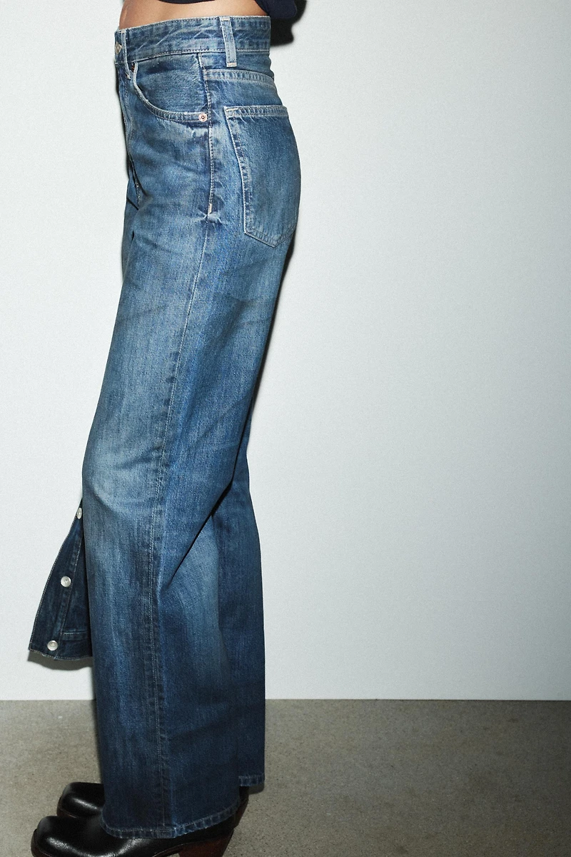 JEANS TRF WIDE LEG TAILLE HAUTE FULL LENGTH