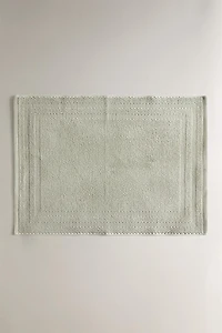 NON-SLIP COTTON BATH MAT