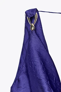 HARDWARE LINGERIE STYLE MIDI DRESS