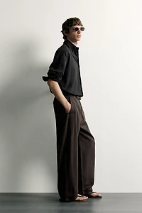 BARREL-FIT PANTS