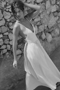 ROBE MIDI EN POPELINE