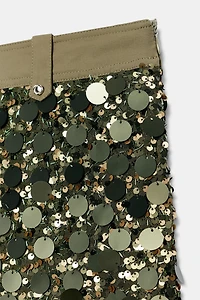 MINI JUPE À PAILLETTES