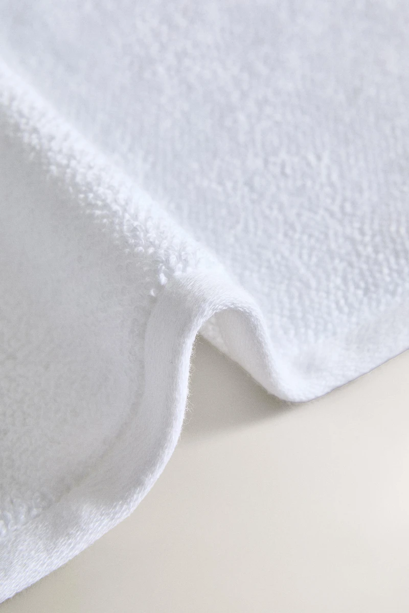 SERVIETTE DE BAIN COTON POINT RIZ