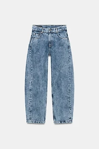 ZW COLLECTION BALLOON HIGH-WAIST JEANS