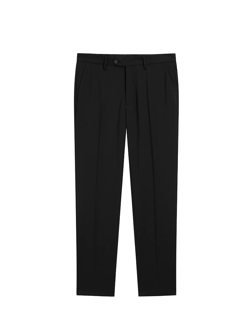 Pantalon tailleur 100 % laine