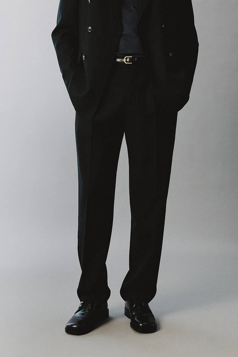 WOOL SUIT PANTS