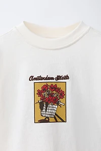 EMBROIDERED FLORAL T-SHIRT