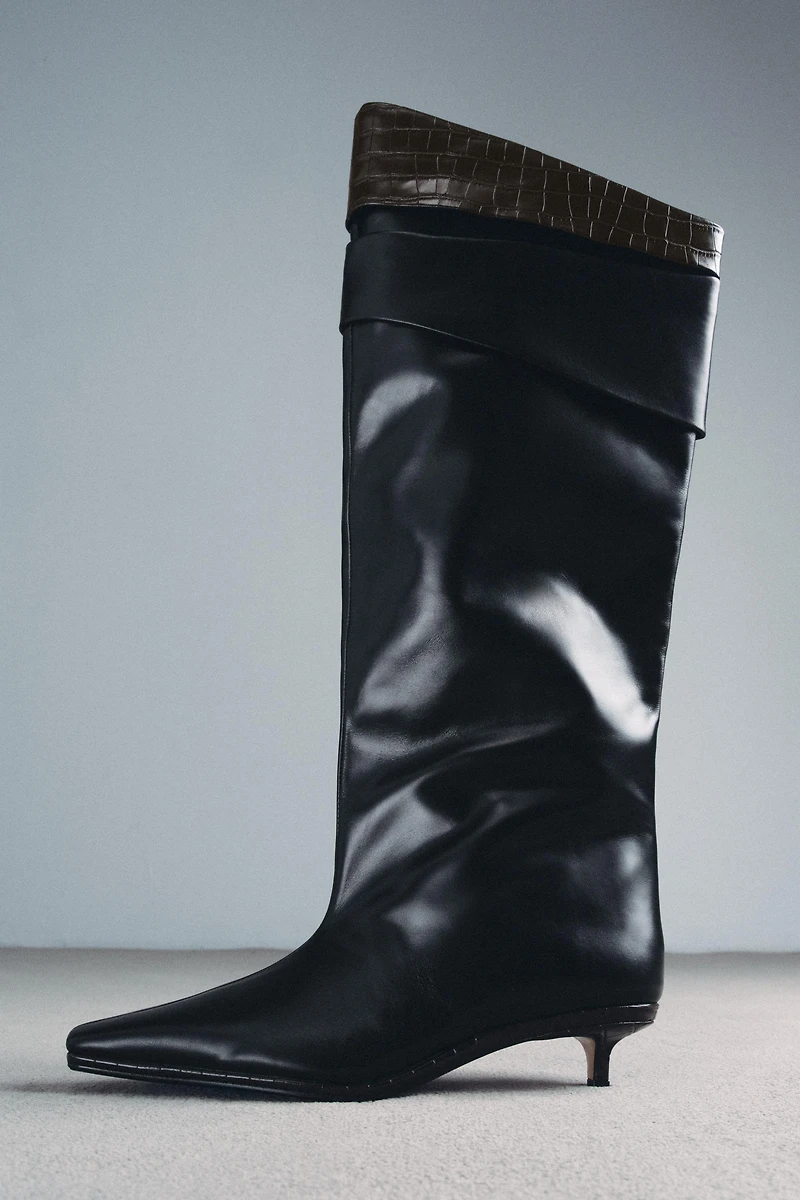 BOTTES HAUTES EN CUIR LIMITED EDITION
