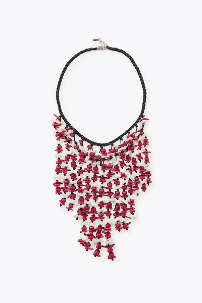 SHELL WATERFALL NECKLACE
