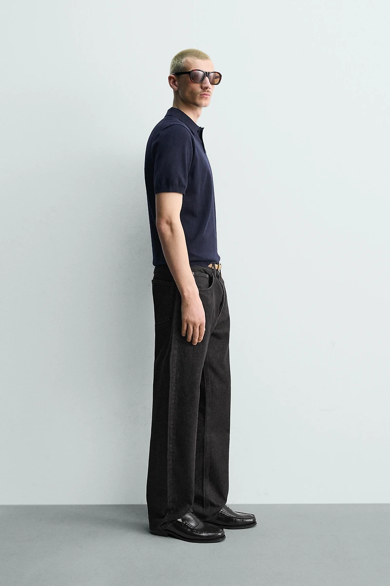 POLO REGULAR FIT EN MAILLE