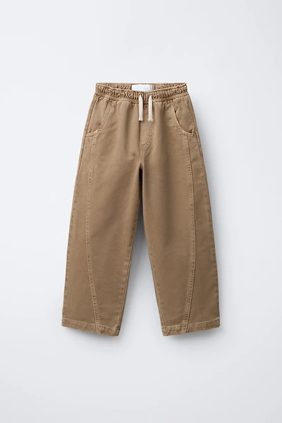 BALLOON PANTS WITH SEAMS