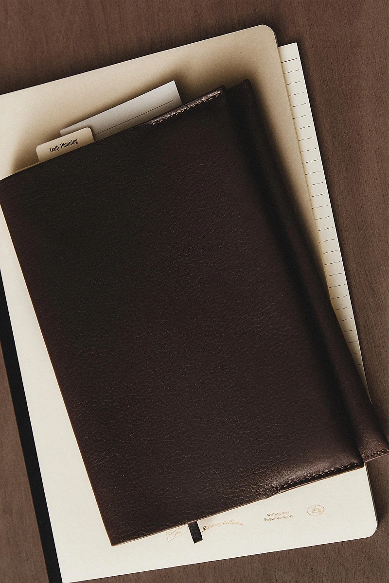 HOUSSE CUIR CAHIER A5