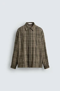 CHEMISE FLUIDE À CARREAUX