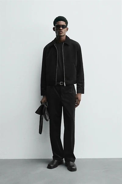 VELVET TEXTURED PANTS