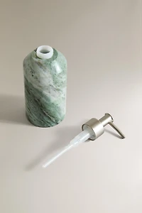 GREEN MARBLE SOAP DISPENSER
