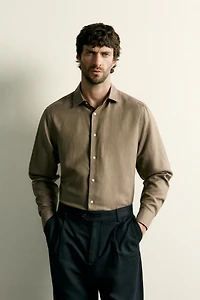 LINEN - LYOCELL REGULAR FIT SHIRT
