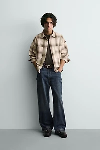 CHEMISE STRUCTURÉE À CARREAUX