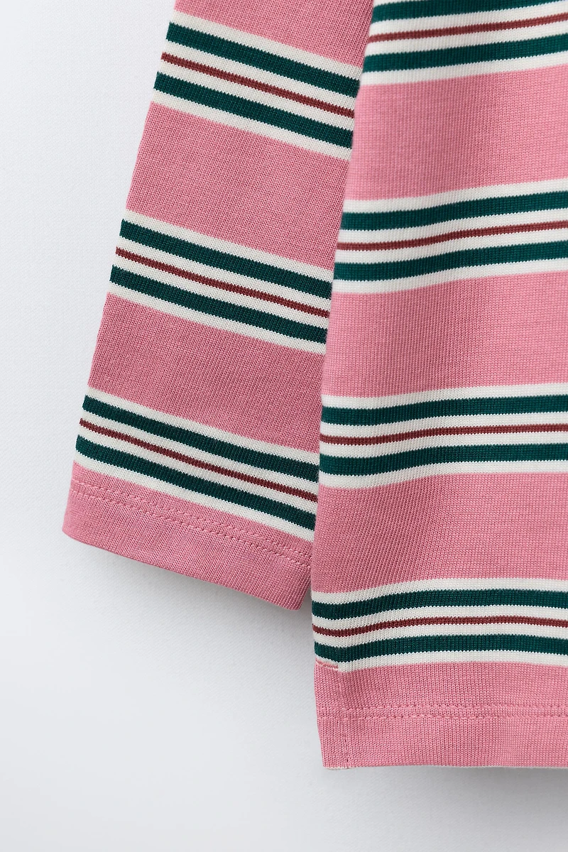 HEAVYWEIGHT STRIPED T-SHIRT